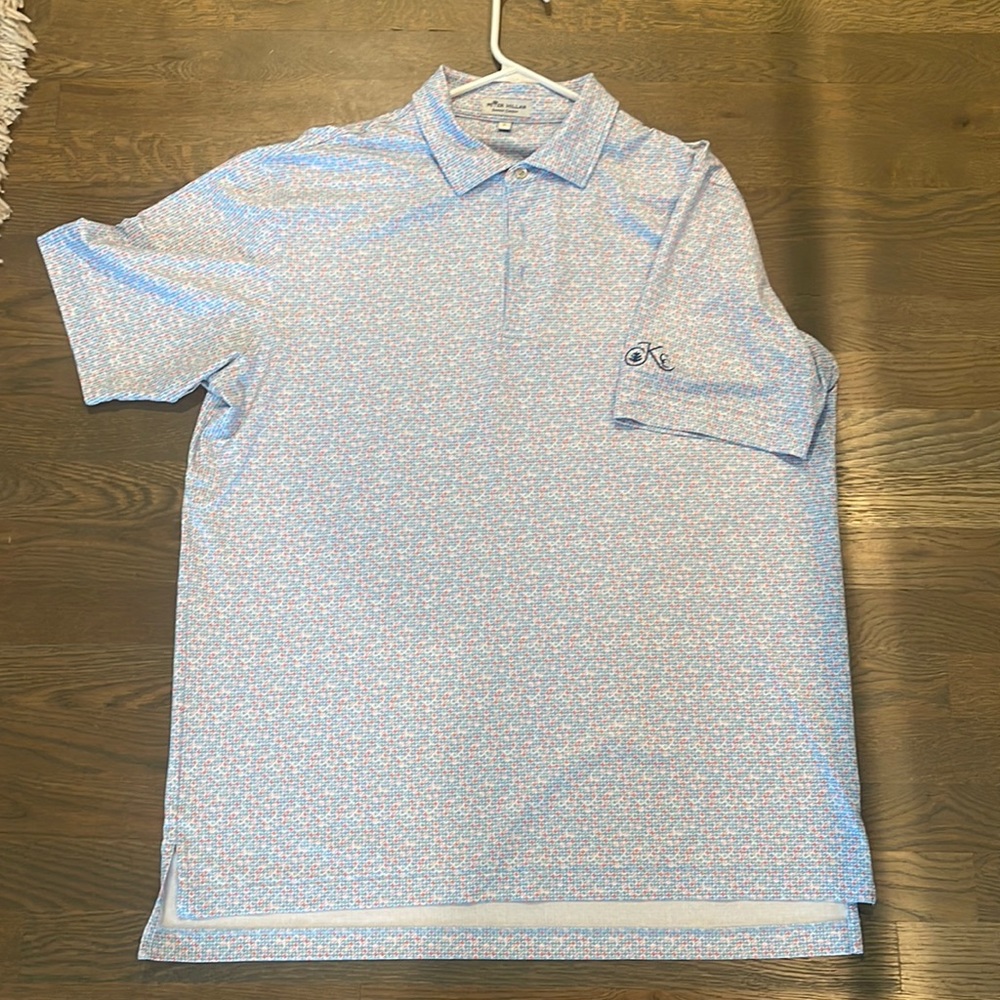 Peter Millar Summer comfort golf polo with Kingwood emblem